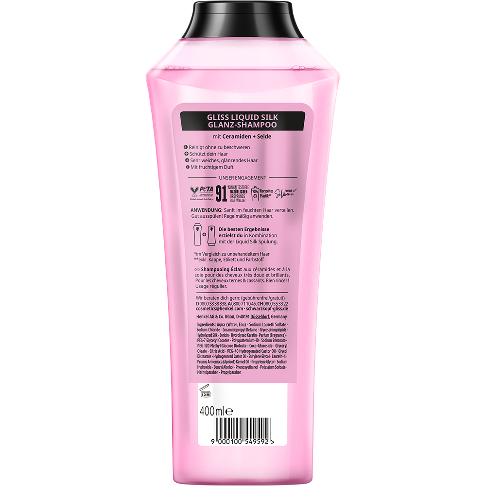 Bild: Schwarzkopf GLISS Shampoo Liquid Silk 