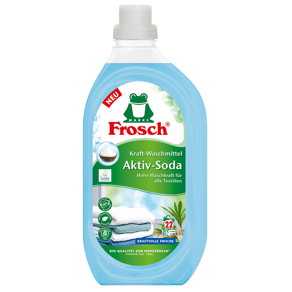 Bild: Frosch Kraft-Waschmittel Aktiv Soda 