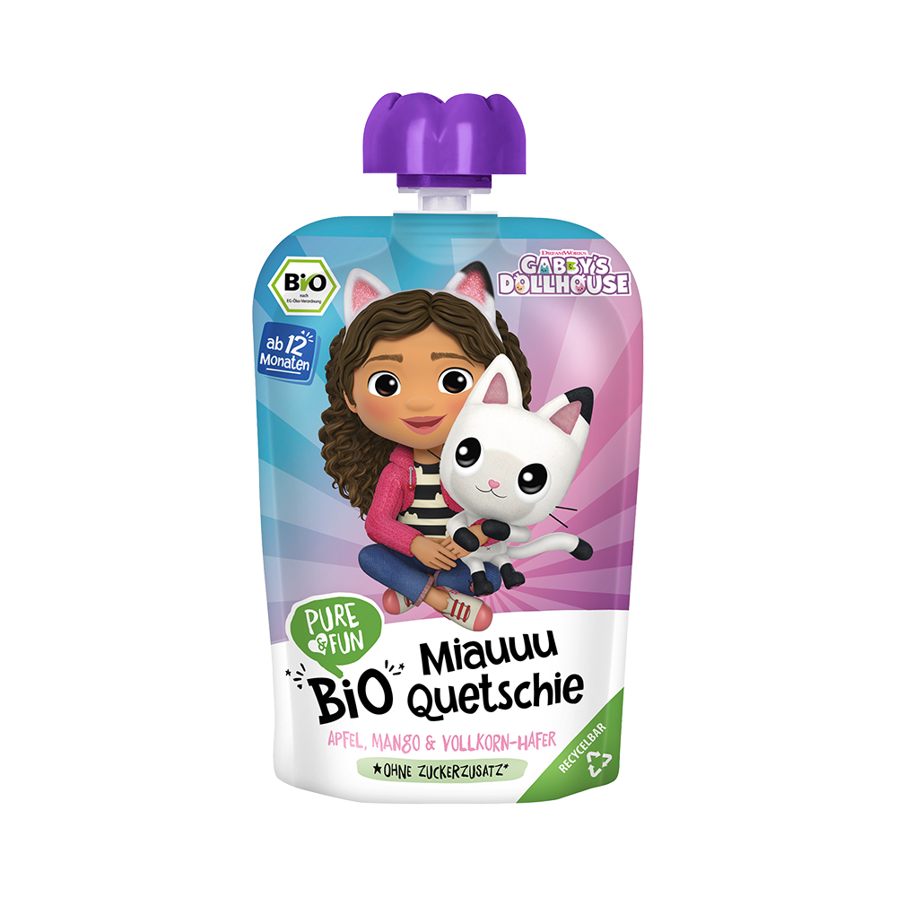 Bild: Pure & Fun Bio Quetschie Miauuu 