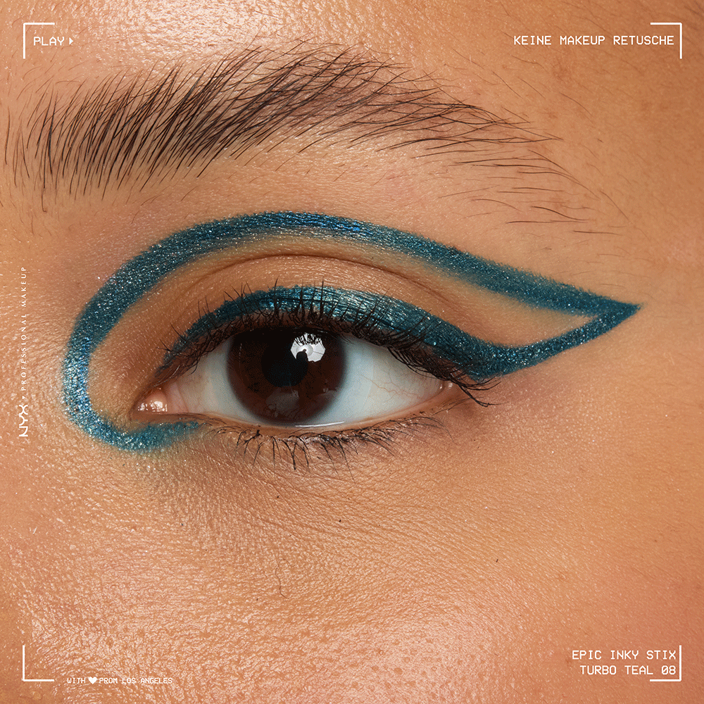 Bild: NYX Professional Make-up Epic Inky Stix Cream Gel Eyeliner Turbo Teal 8