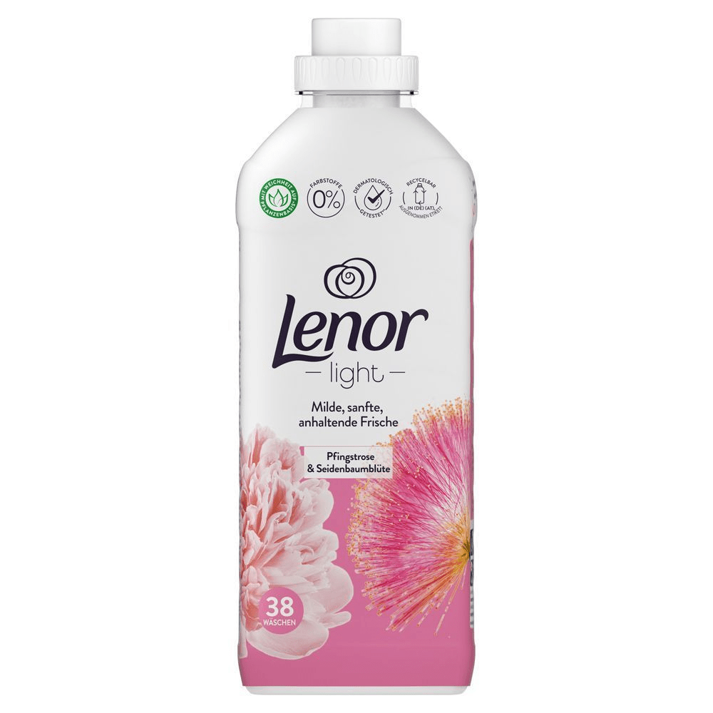 Bild: Lenor Weichspüler Light Pfingstrose & Seidenbaum-Blüte 