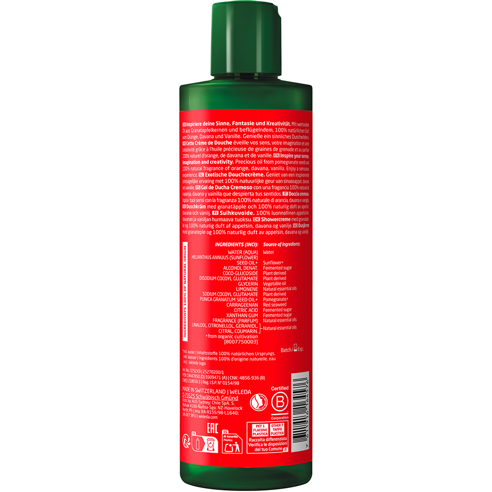 Bild: WELEDA Cremedusche Inspire 