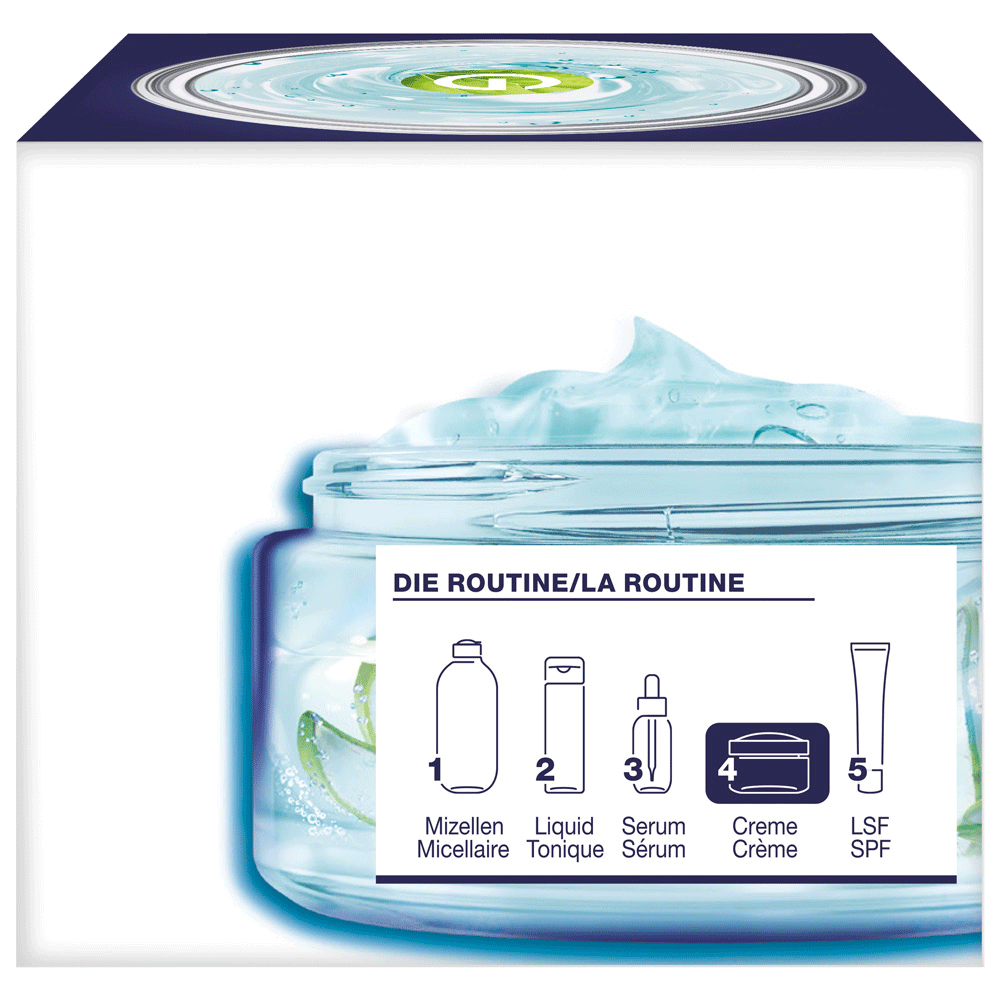 Bild: GARNIER Hyaluron Barrier Repair Gel-Creme Nachtpflege 