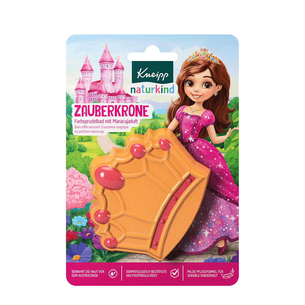Bild: Kneipp Naturkind Farbsprudelbad Zauberkrone 
