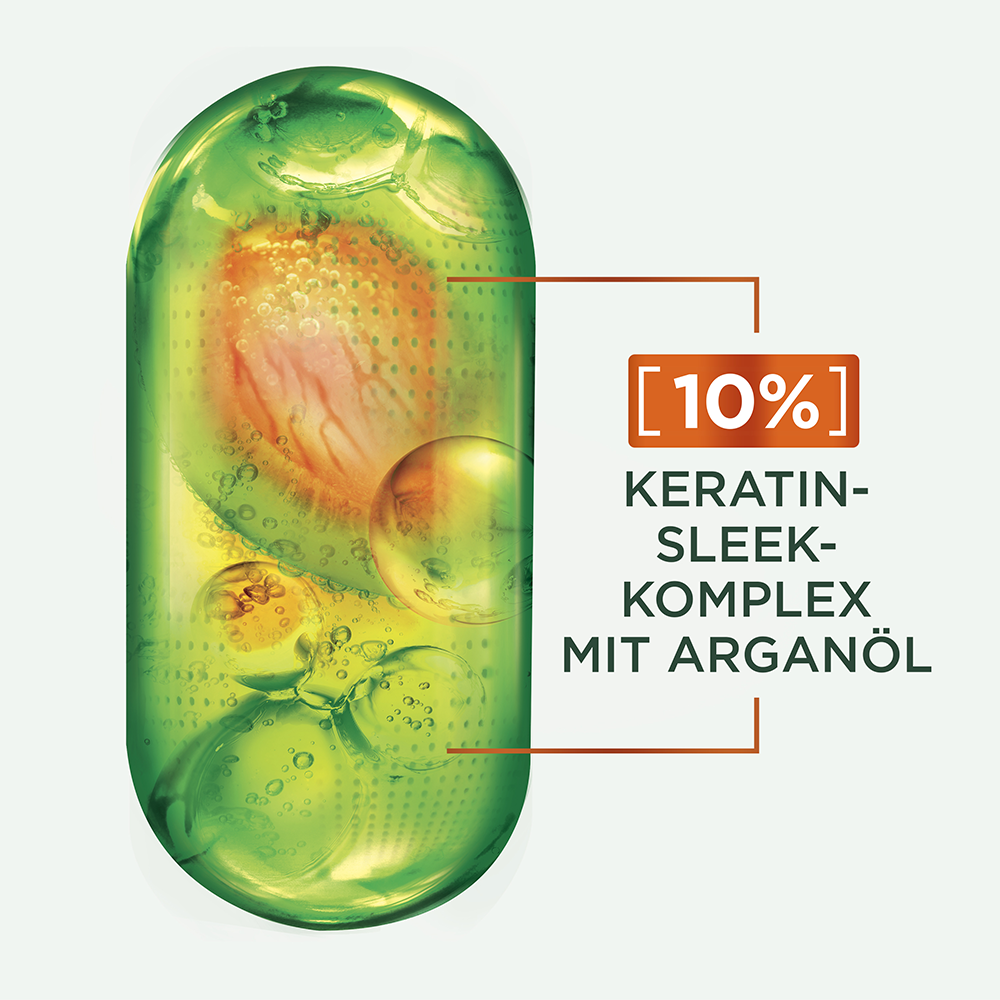 Bild: GARNIER FRUCTIS Keratin Sleek Spülung 