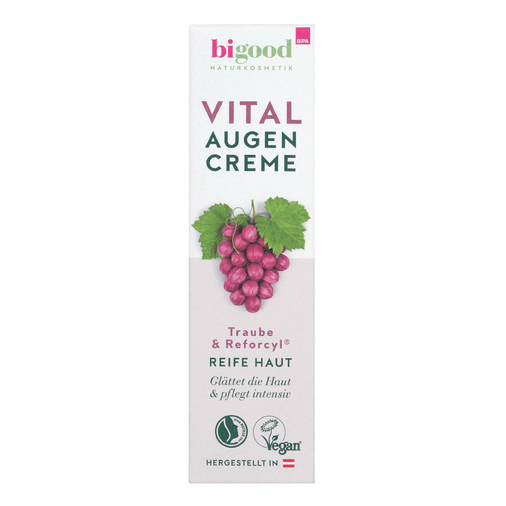 Bild: bi good Vital Augencreme Traube & Reforcyl 