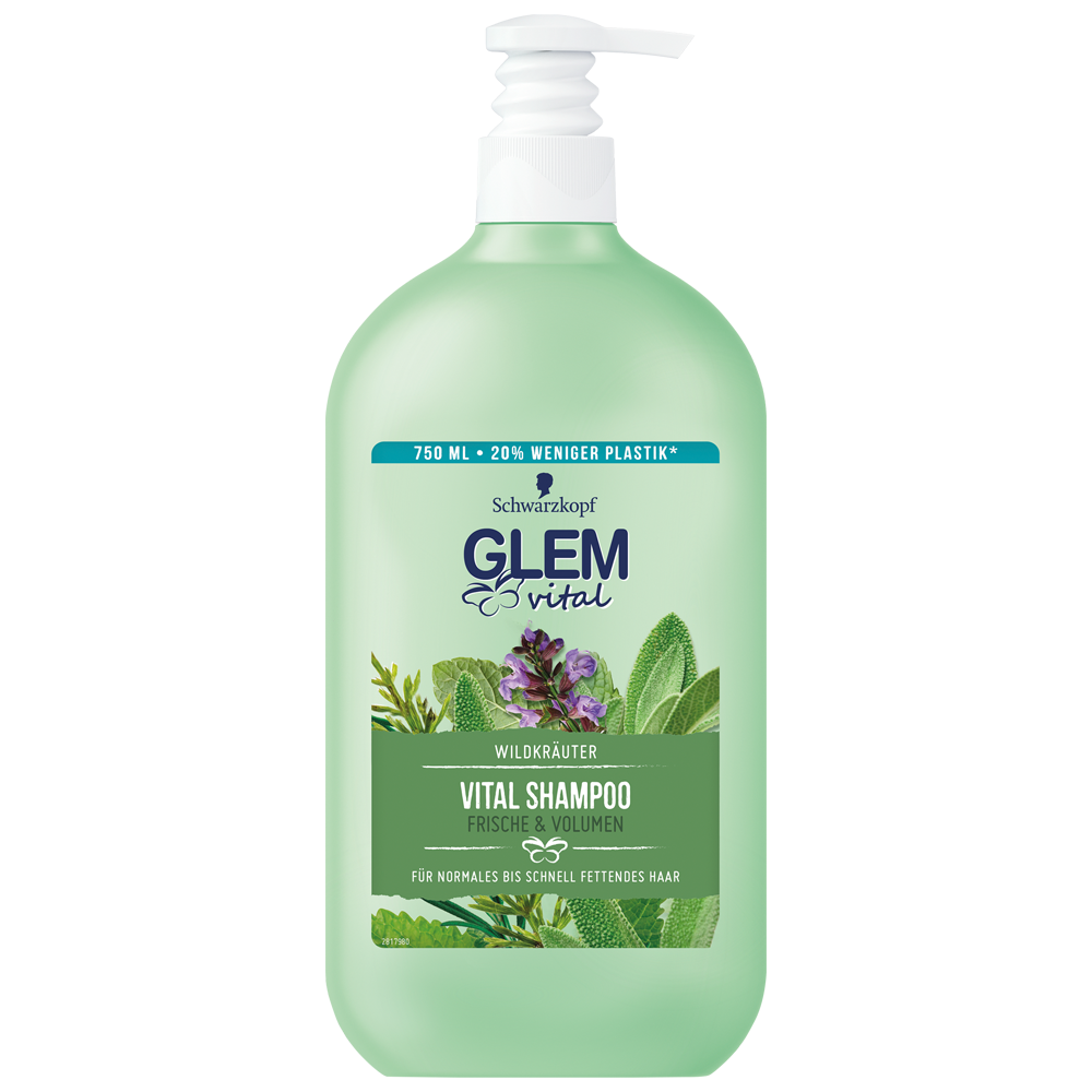 Bild: GlemVital Vital Shampoo Wildkräuter 