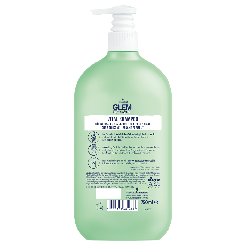 Bild: GlemVital Vital Shampoo Wildkräuter 