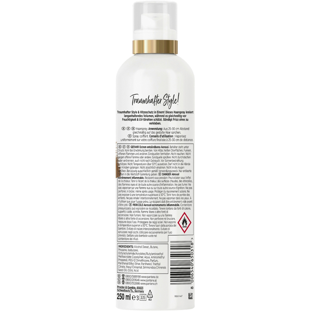 Bild: PANTENE PRO-V Perfect Volume Haarspray, Mit Jojobaöl 