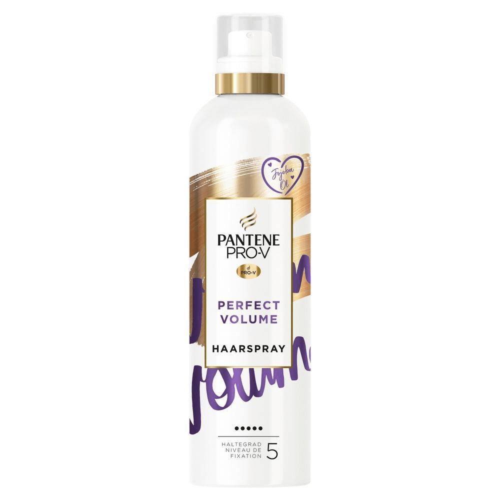 Pantene Pro-V 500ml Perfect Volume Haarspray, mit Jojoba Öl und Haltegrad 5 für perfekten Halt.;