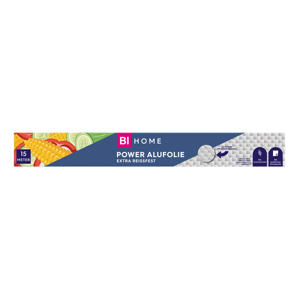 Bild: BI HOME Power Alufolie Extra Reissfest