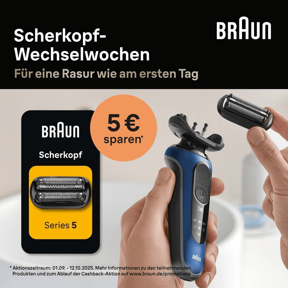 Bild: Braun Series 5 Elektrorasierer ORIGINAL Scherkopf, 54B 