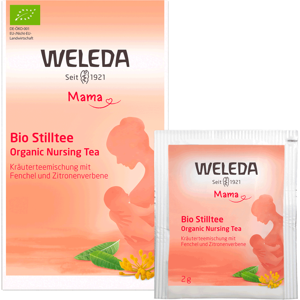 Bild: WELEDA Stilltee mit Bockshornkleesamen und Zitronenverbene 