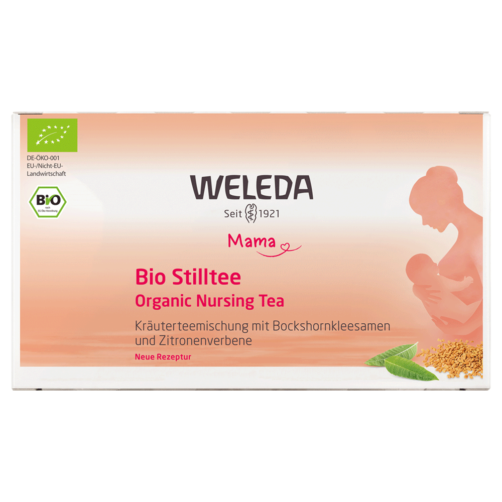 Bild: WELEDA Stilltee mit Bockshornkleesamen und Zitronenverbene 