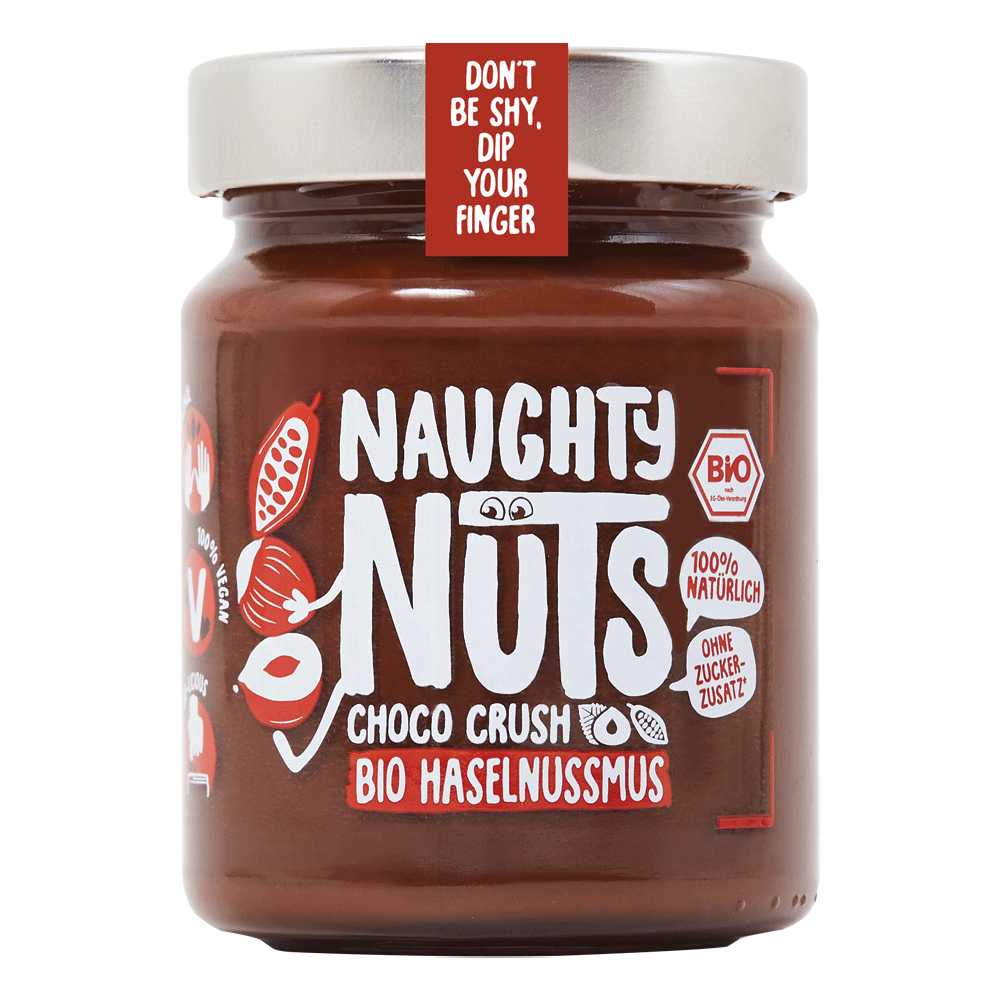 Bild: Naughty Nuts Bio Haselnussmus Choco Crush 