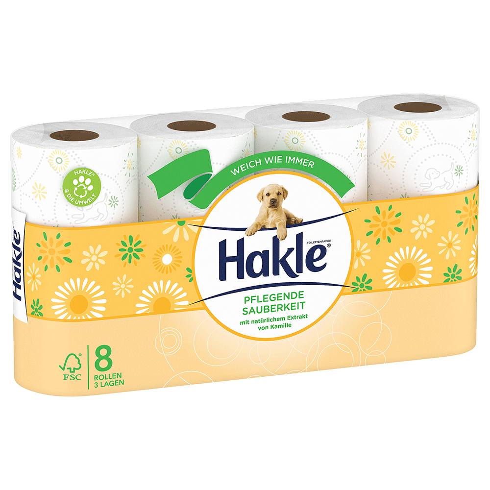 Bild: Hakle Toilettenpapier Pflegende Sauberkeit 3-lagig