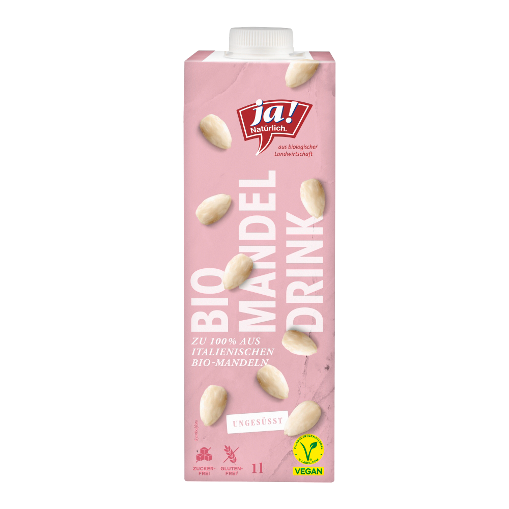 Bild: ja! Natürlich. Bio Mandel Drink 
