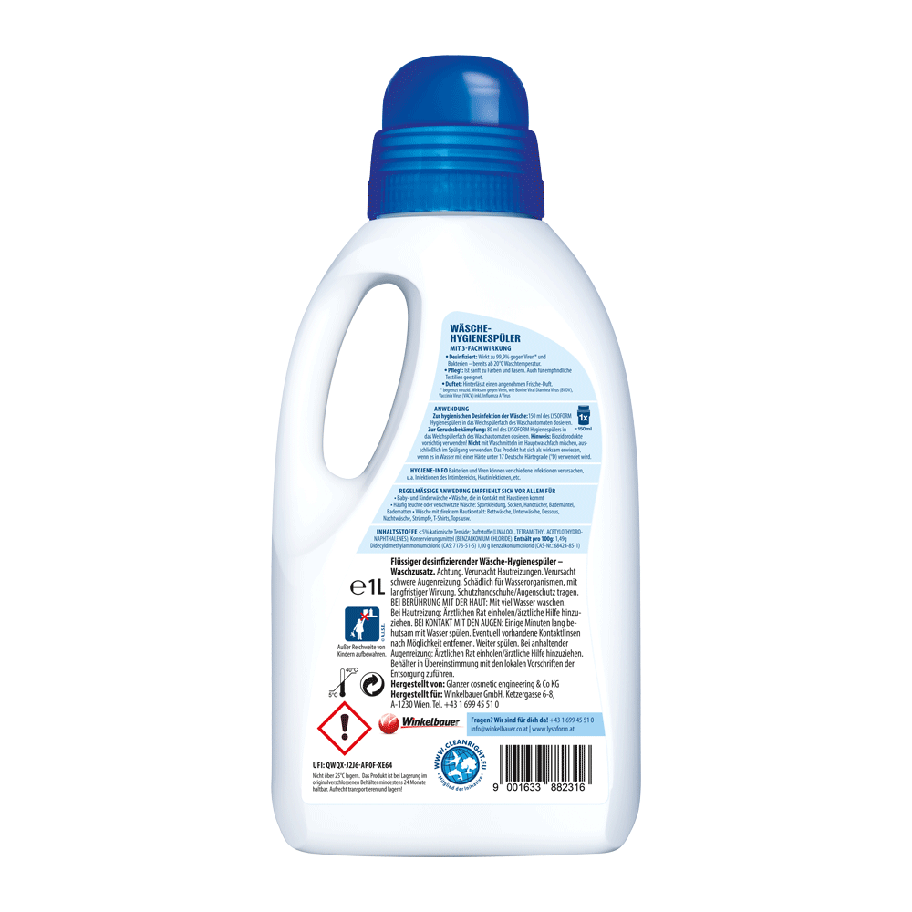 Bild: LYSOFORM Wäsche Hygienespüler