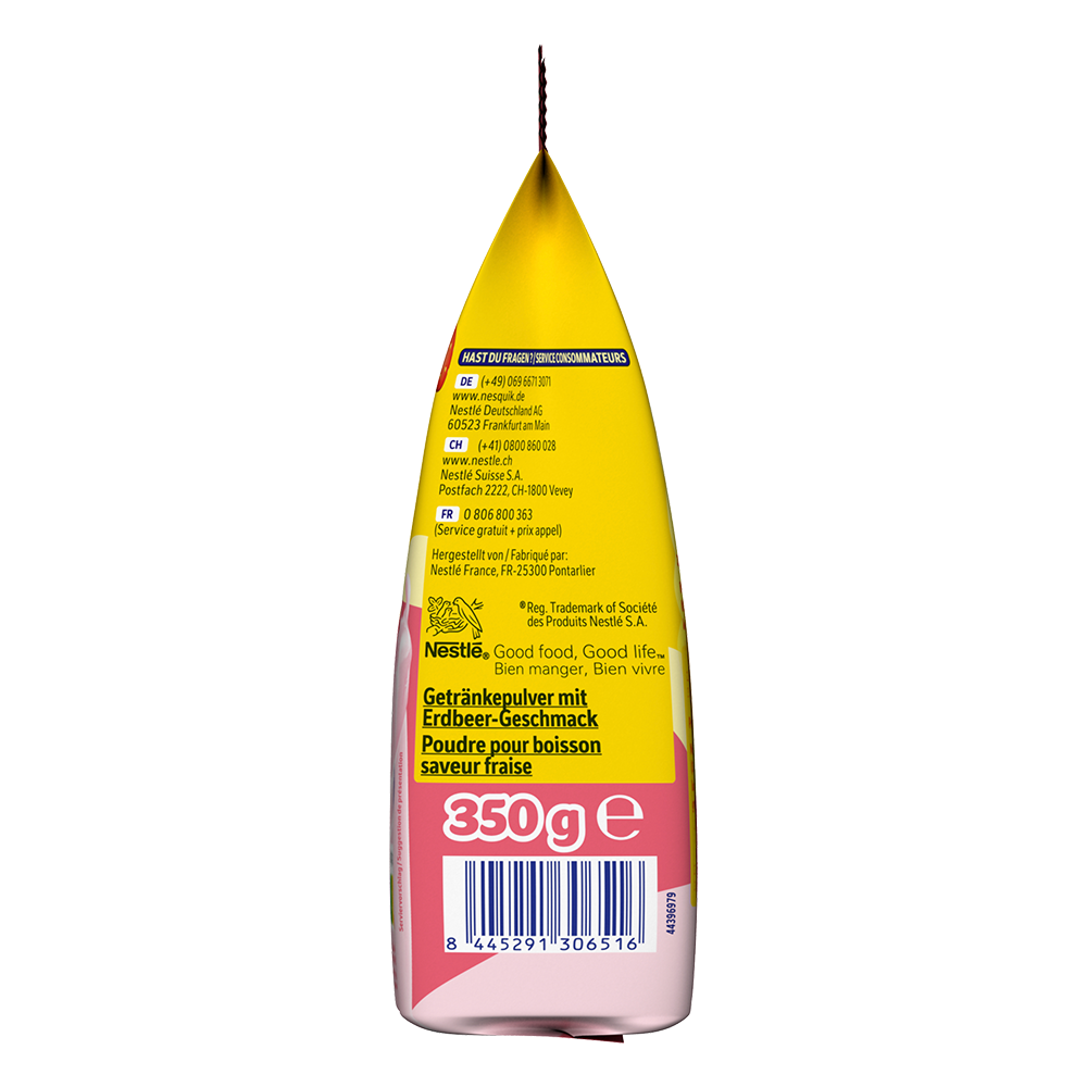 Bild: Nestlé Nesquik Erdbeer Geschmack Milk-Mix 