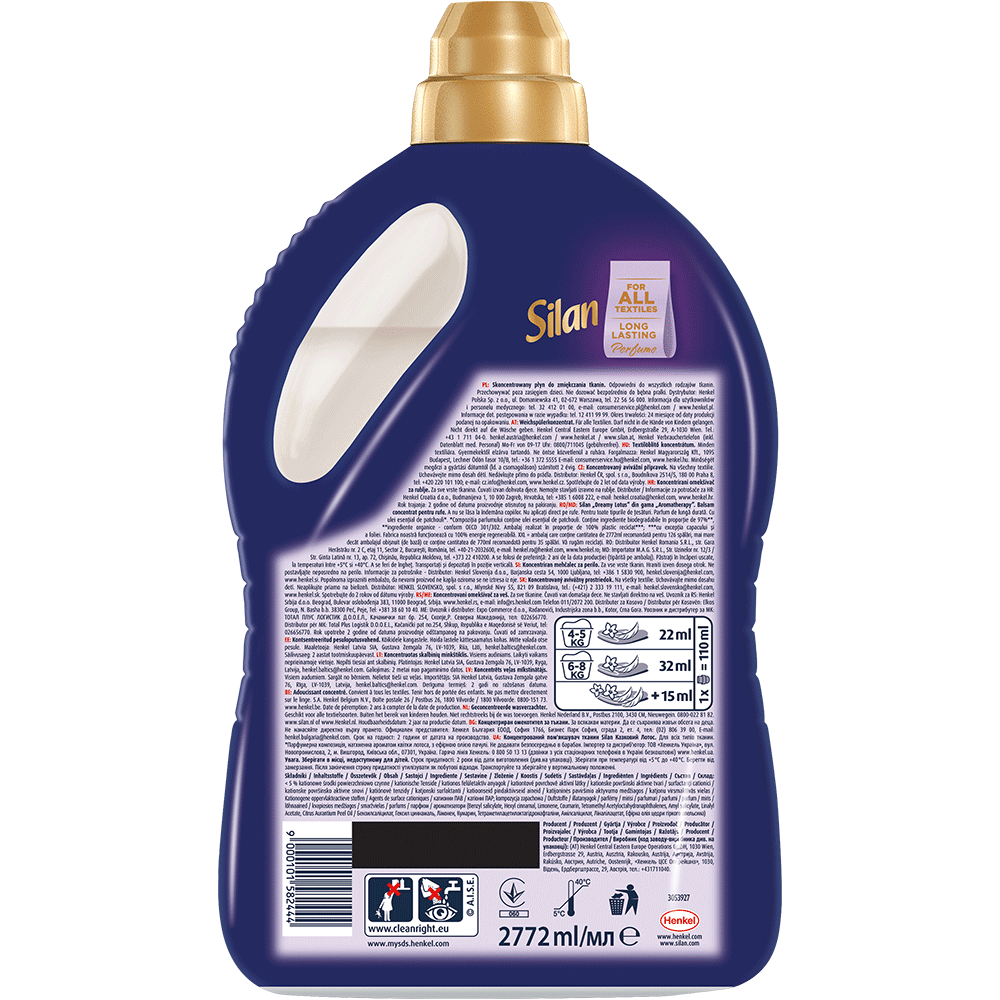 Bild: Silan Weichspüler Aromatherapy Dreamy Lotus 