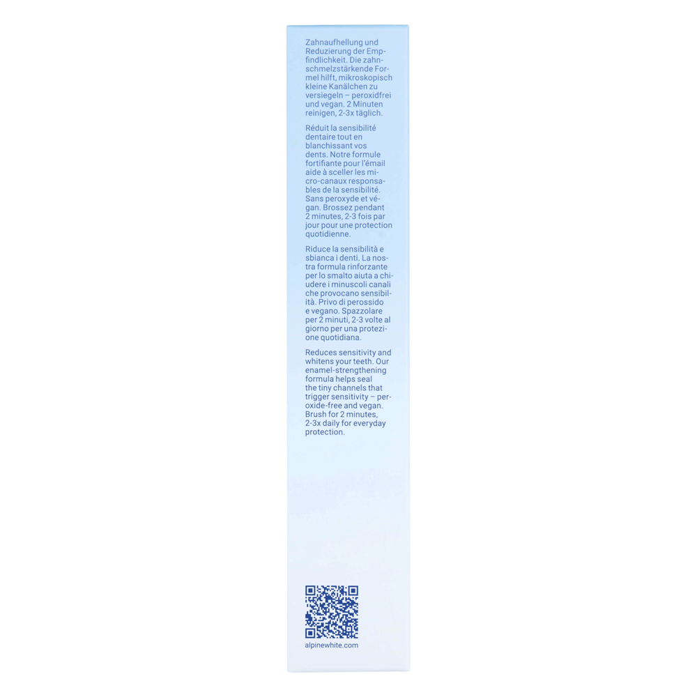 Bild: Alpine White Whitening Zahnpasta Sensitive Relief 