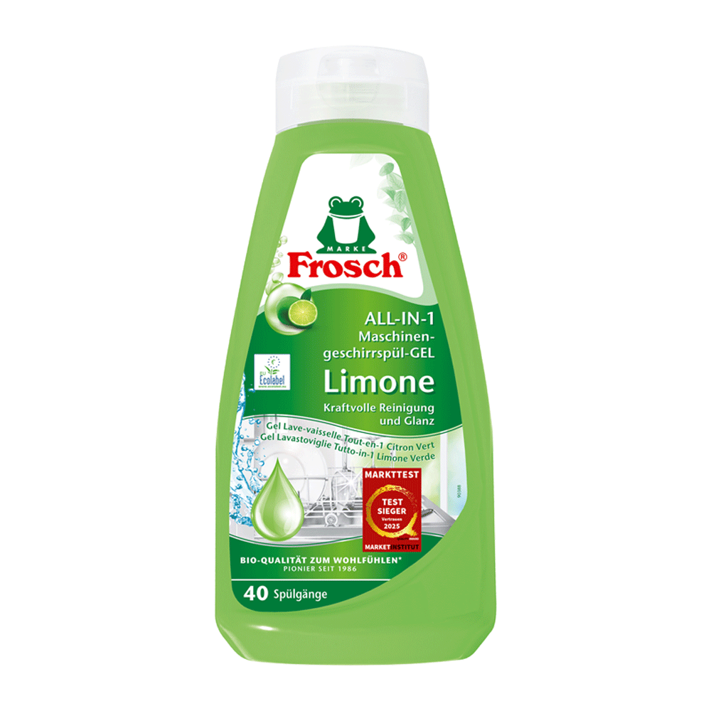 Bild: Frosch Maschinengeschirrspül-Gel All-in-1 Limone 