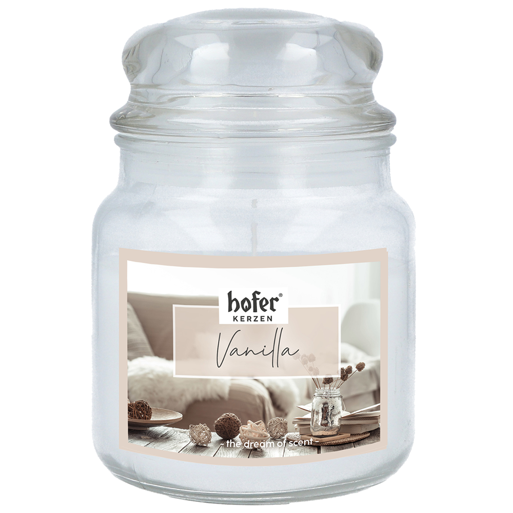 Bild: Hofer Duftkerze Vanilla 