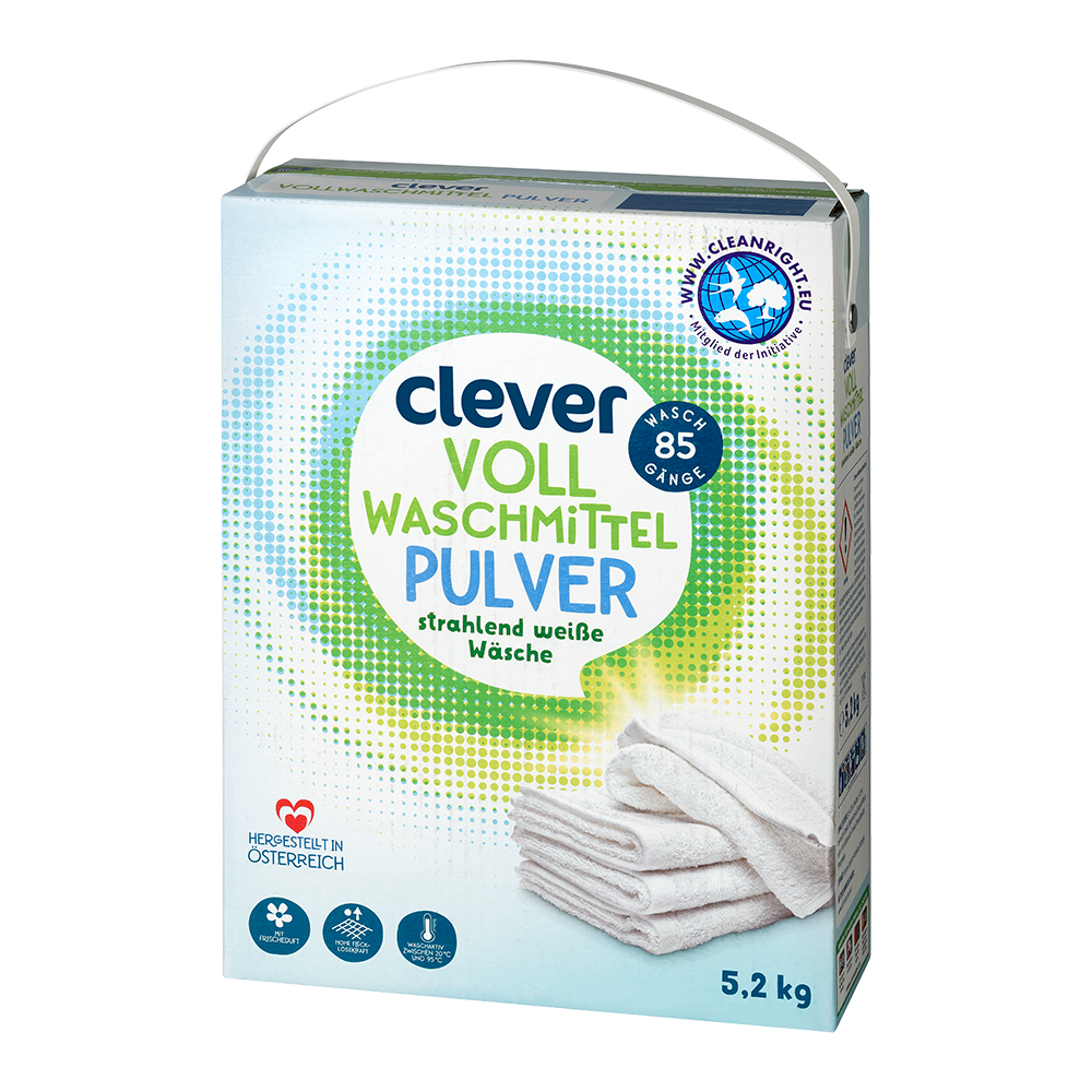Bild: clever Voll Waschmittel Pulver