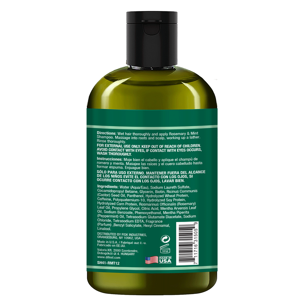 Bild: Difeel Shampoo Rosemary and Mint 