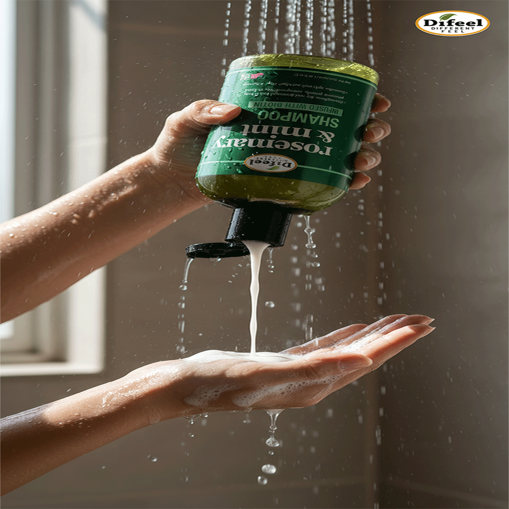 Bild: Difeel Shampoo Rosemary and Mint 