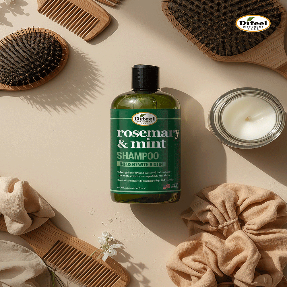 Bild: Difeel Shampoo Rosemary and Mint 