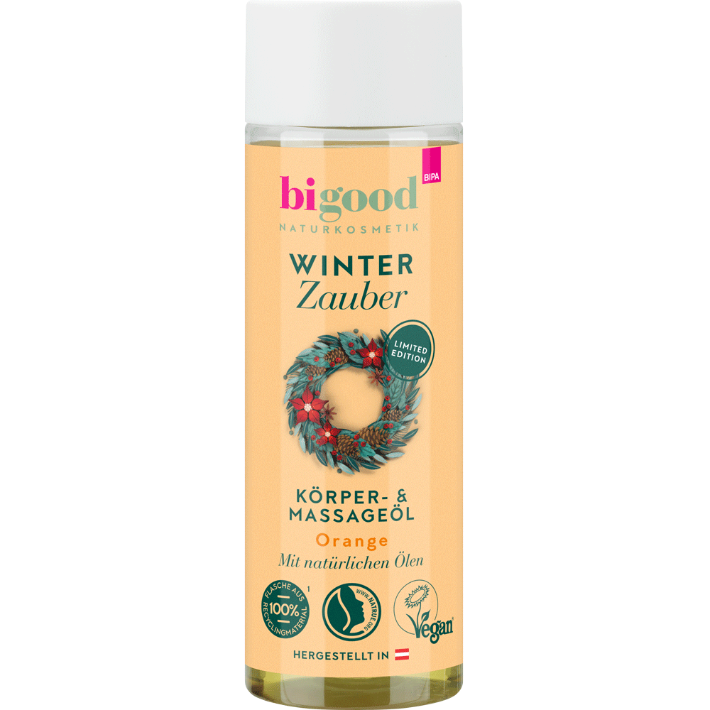 Bild: bi good Körper- und Massageöl Winter Zauber Orange