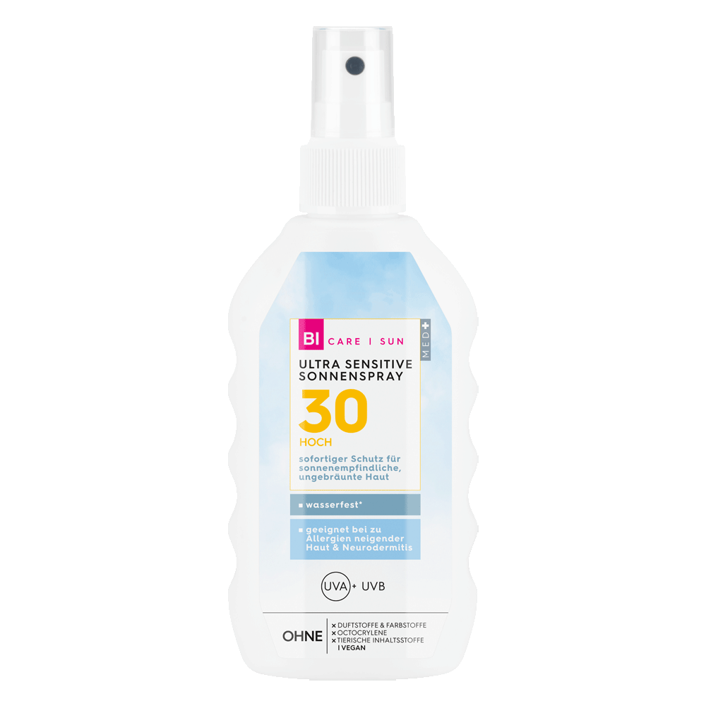 Bild: BI CARE SUN Sonnenspray Ultra Sensitive LSF 30 