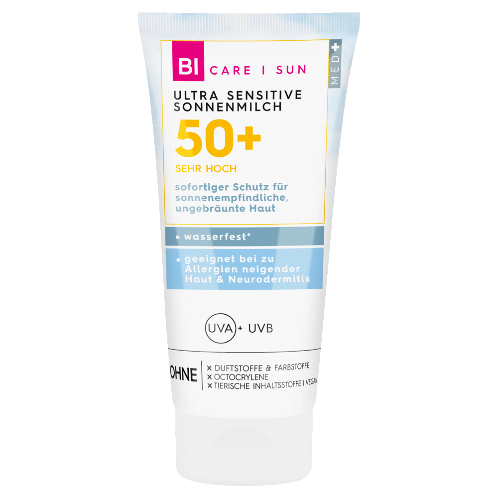 Bild: BI CARE SUN Sonnenmilch Ultra Sensitv 50+ 
