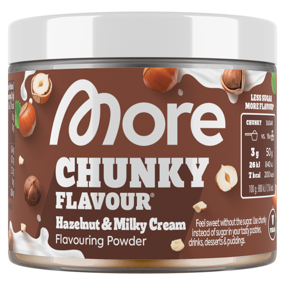 Bild: More Chunky Flavour Hazelnut and Milky Cream Flavouring Powder 