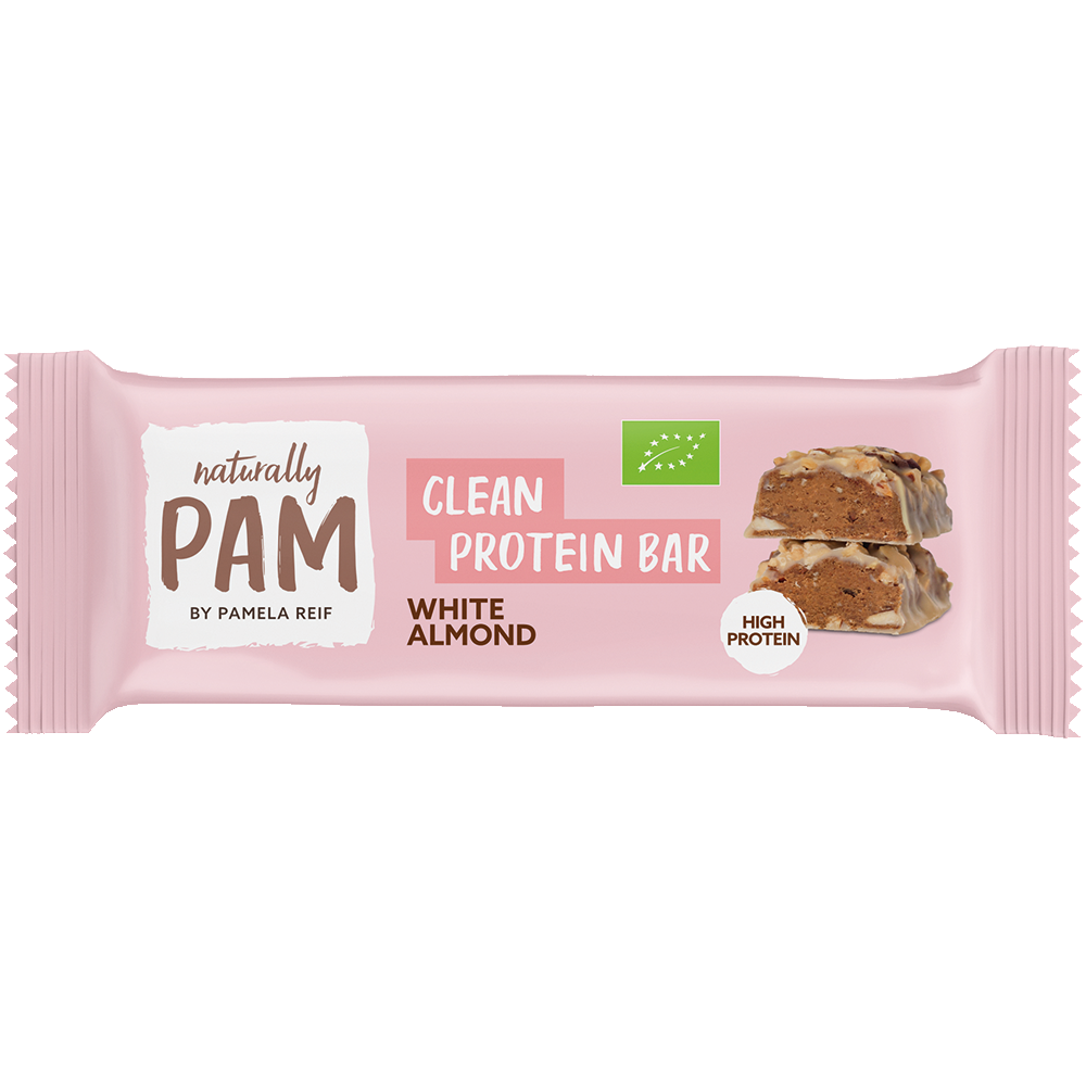 Bild: Naturally PAM by Pamela Reif Clean Protein Bar White Almond 