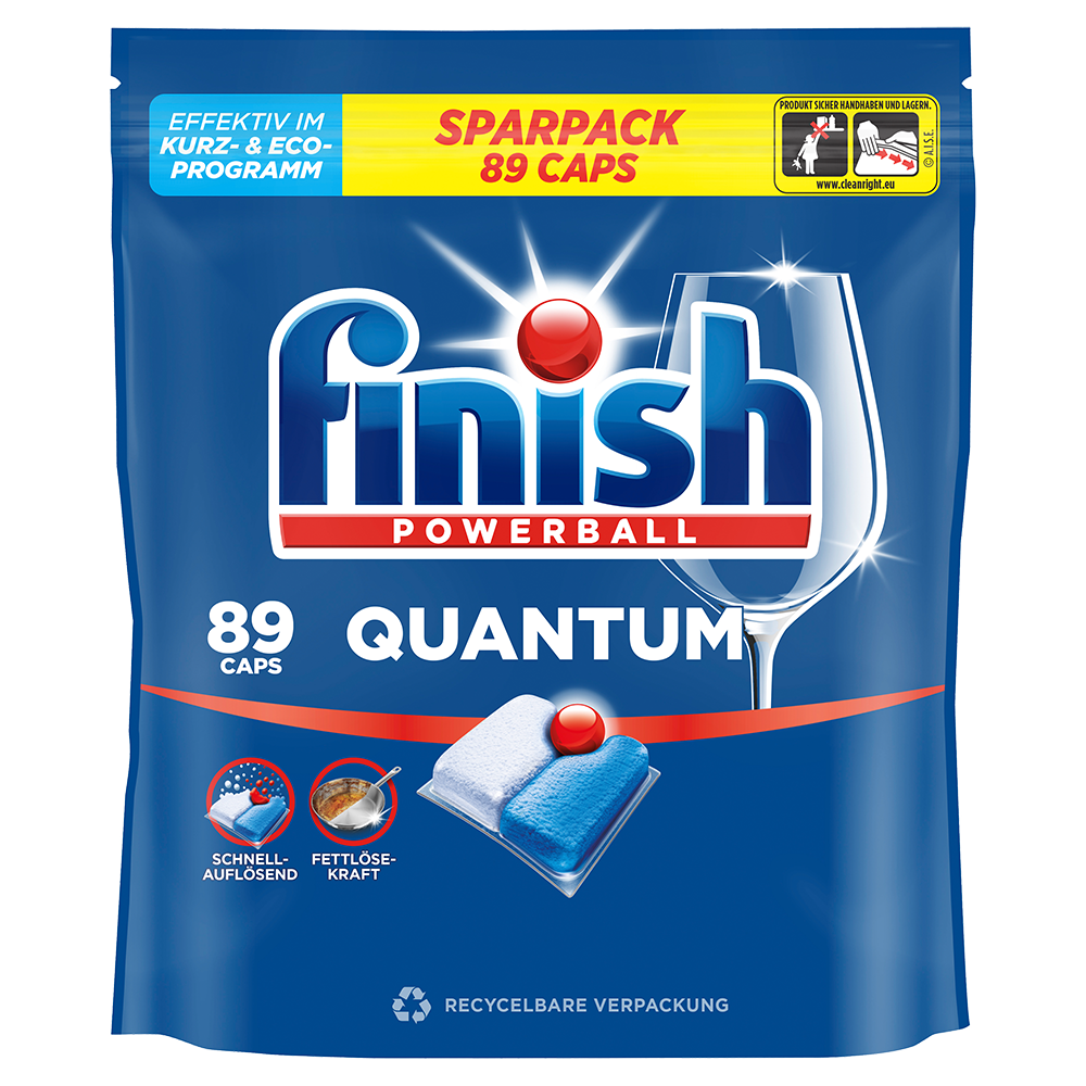 Bild: finish Powerball Quantum Geschirrspültabs Sparpack 