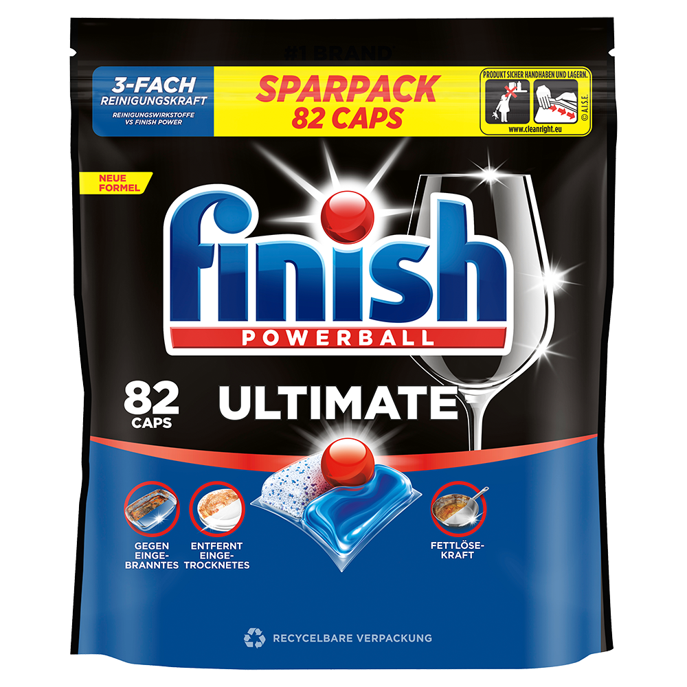 Bild: finish Powerball Ultimate Geschirrspültabs Sparpack 