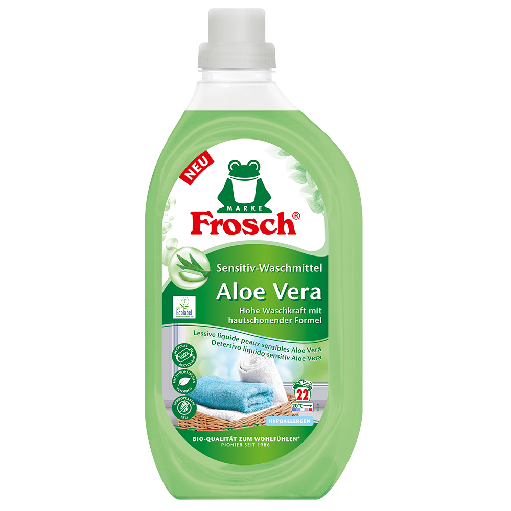 Bild: Frosch Waschmittel Sensitiv Aloe Vera 