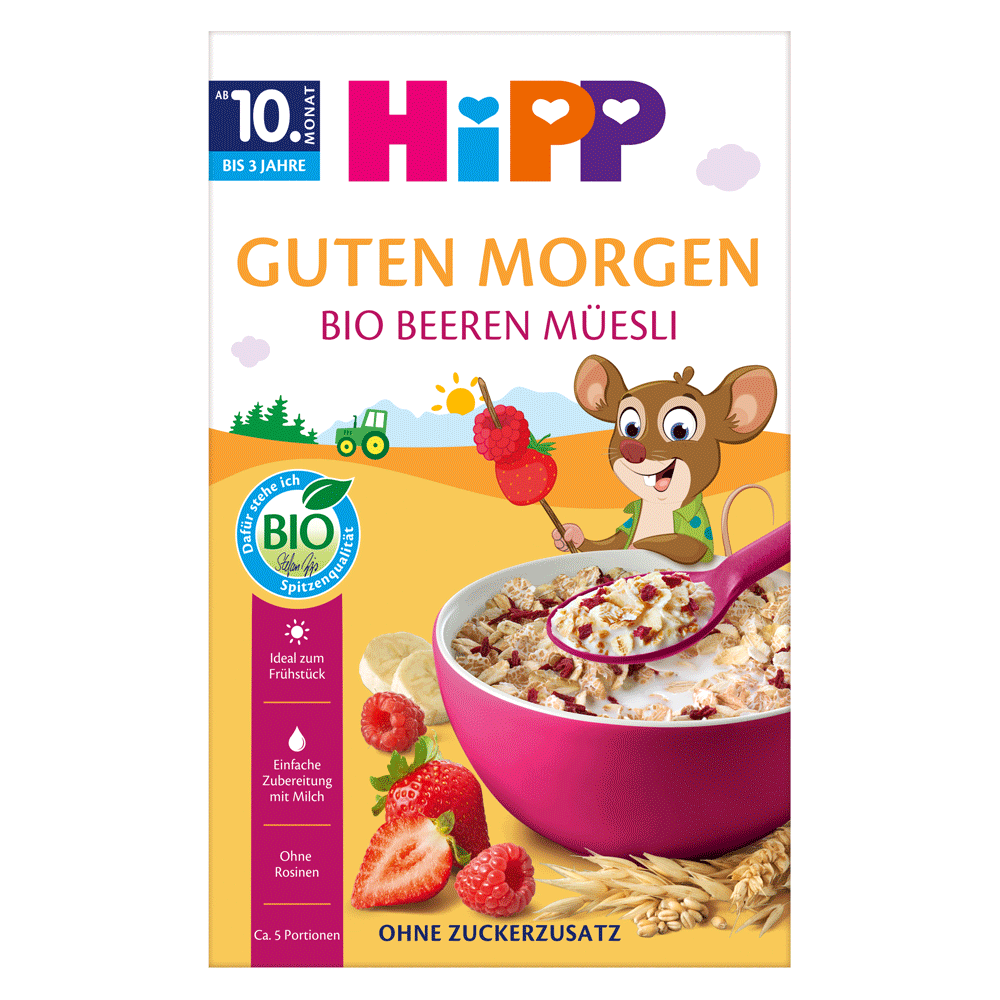 Bild: HiPP Bio Beeren Müesli 