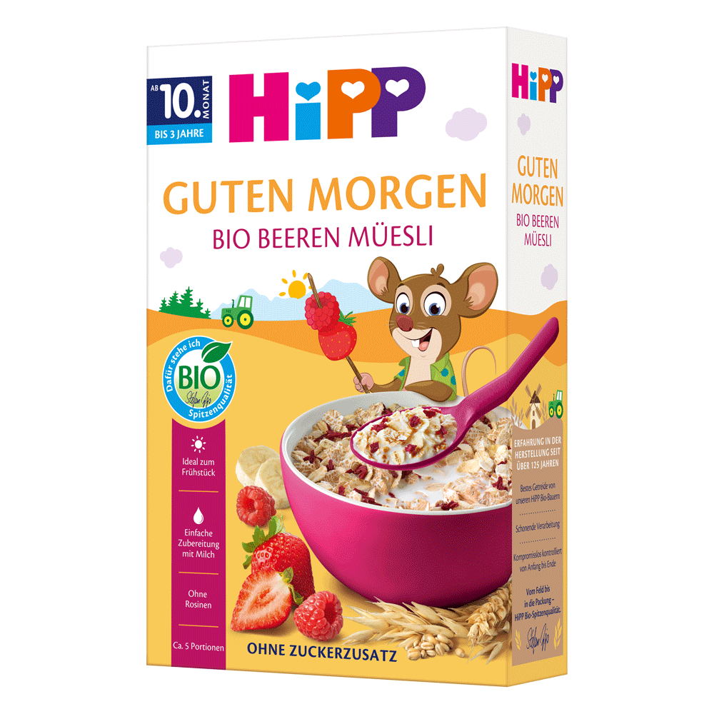 Bild: HiPP Bio Beeren Müesli 