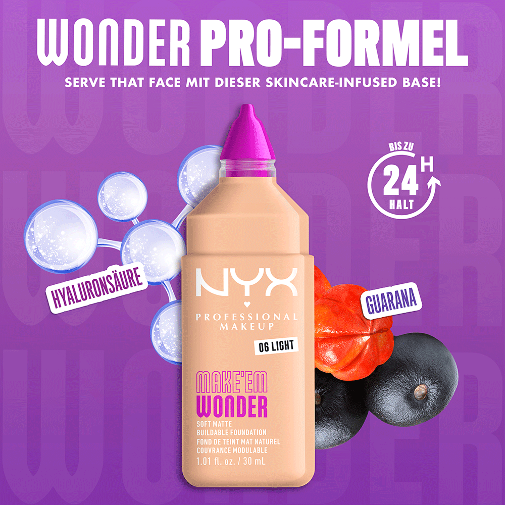 Bild: NYX Professional Make-up Make 'EM Wonder Foundation Light 6