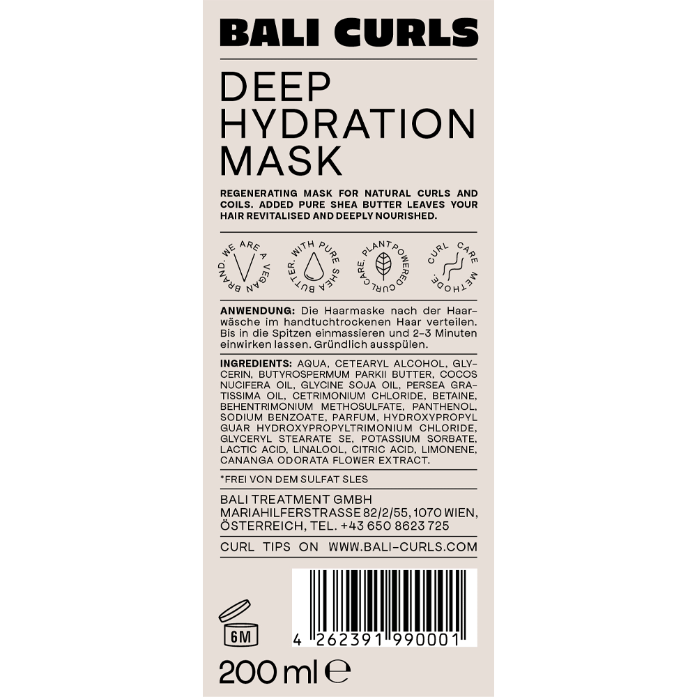 Bild: Bali Curls by Hank Ge Locken Haarmaske Deep Hydration