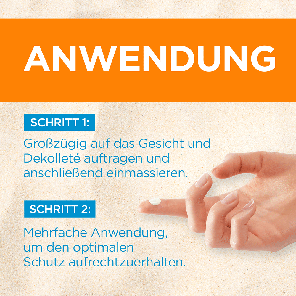 Bild: GARNIER AMBRE SOLAIRE Super UV Sonnenschutzfluid mit Hyaluronsäre LSF 50+ 