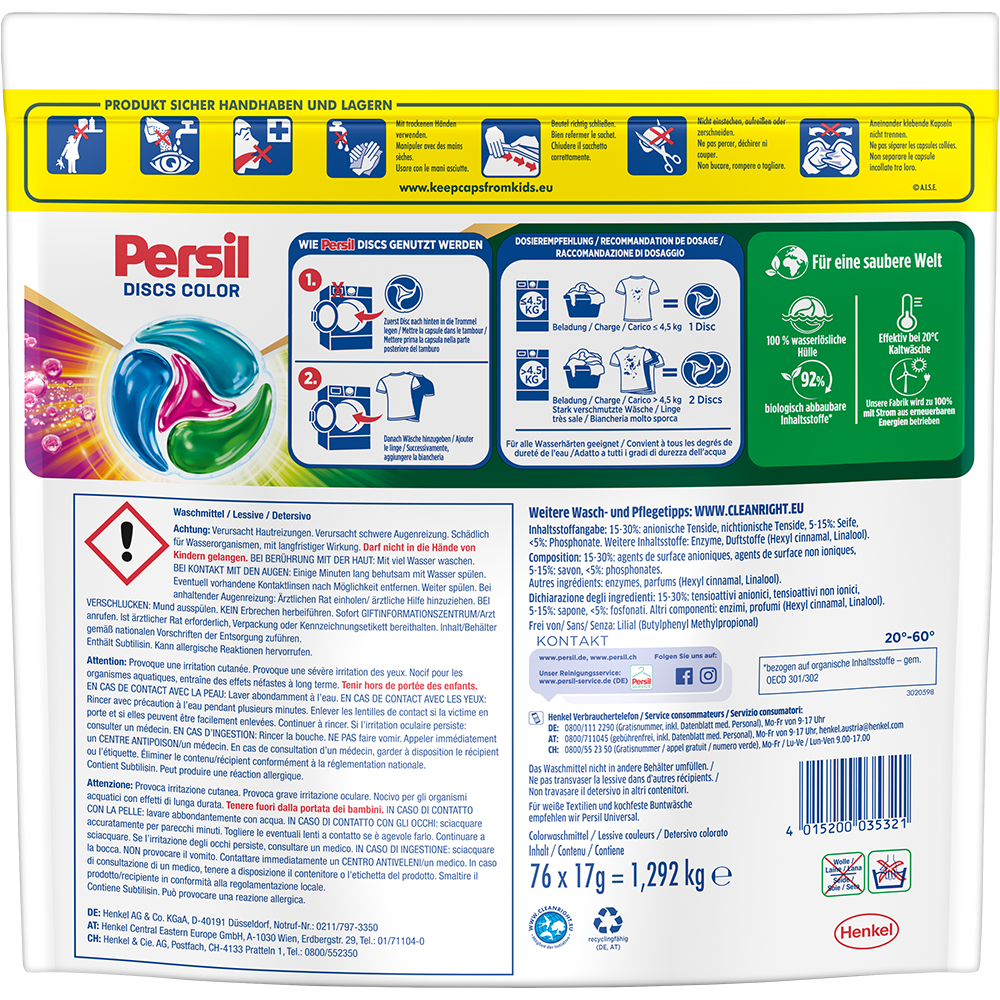 Bild: Persil 4in1 Color Discs 