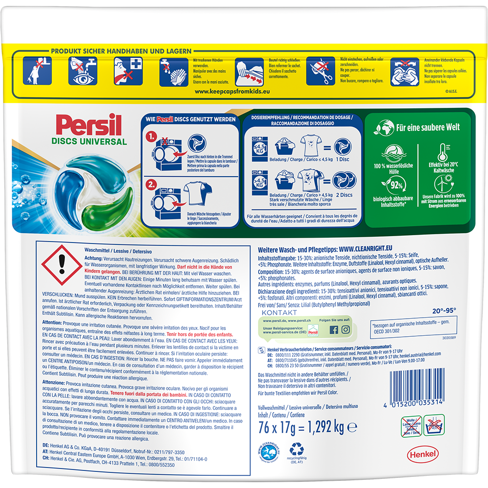 Bild: Persil 4in1 Universal Discs 