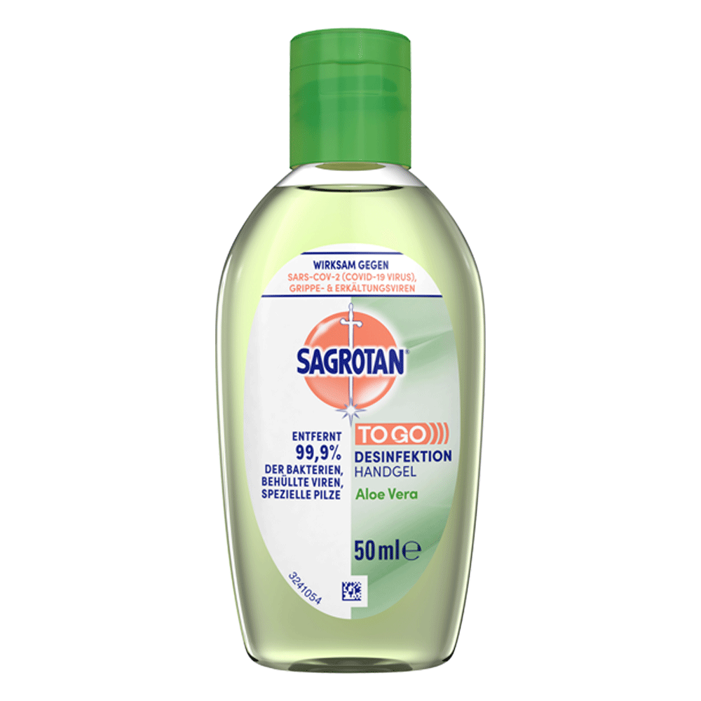 Bild: SAGROTAN Desinfektionshandgel Aloe Vera
