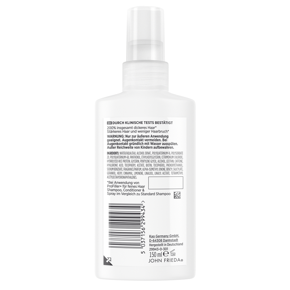 Bild: JOHN FRIEDA PROFiller+ Kräftigendes Spray 