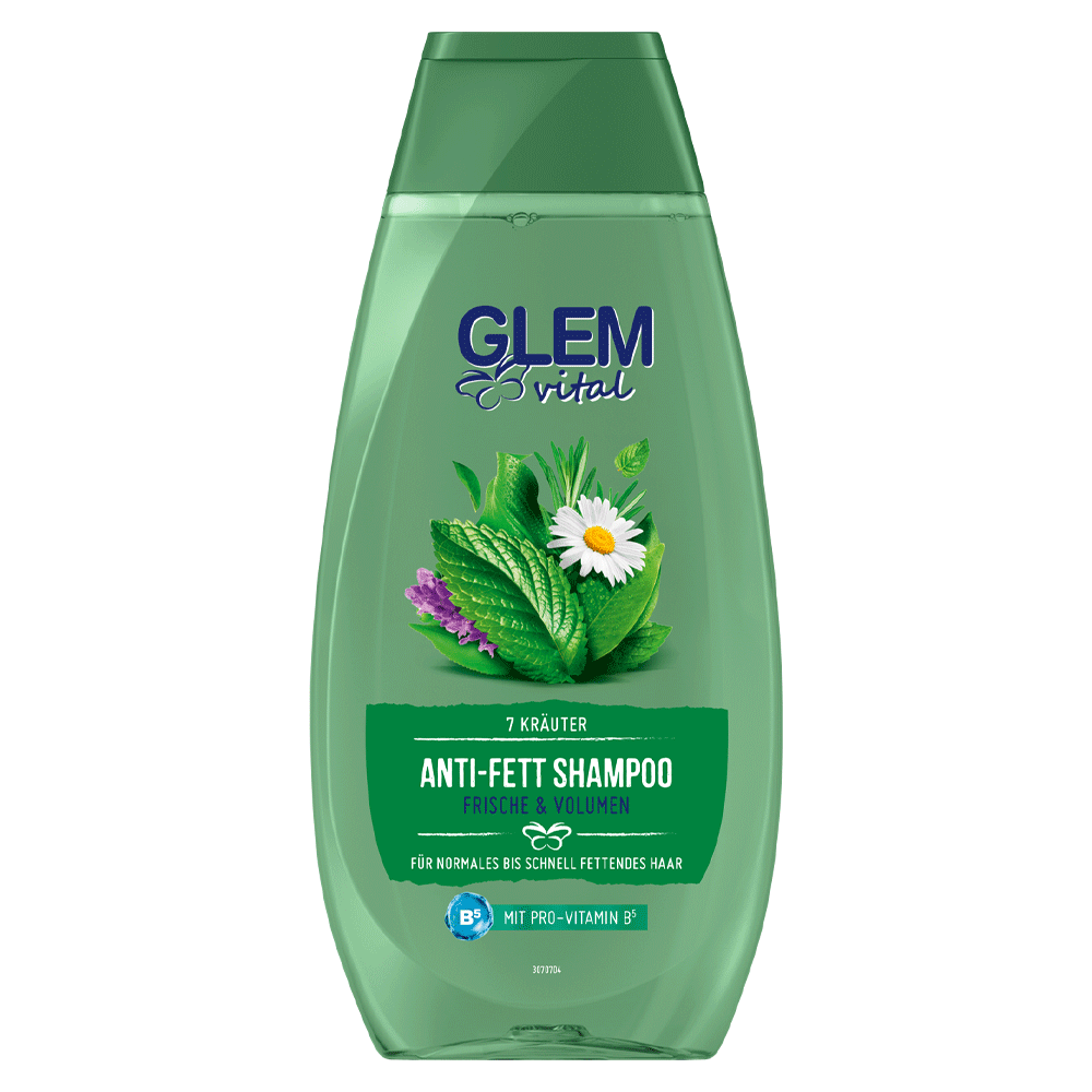 Bild: GlemVital Shampoo Anti Fett 7 Kräuter 