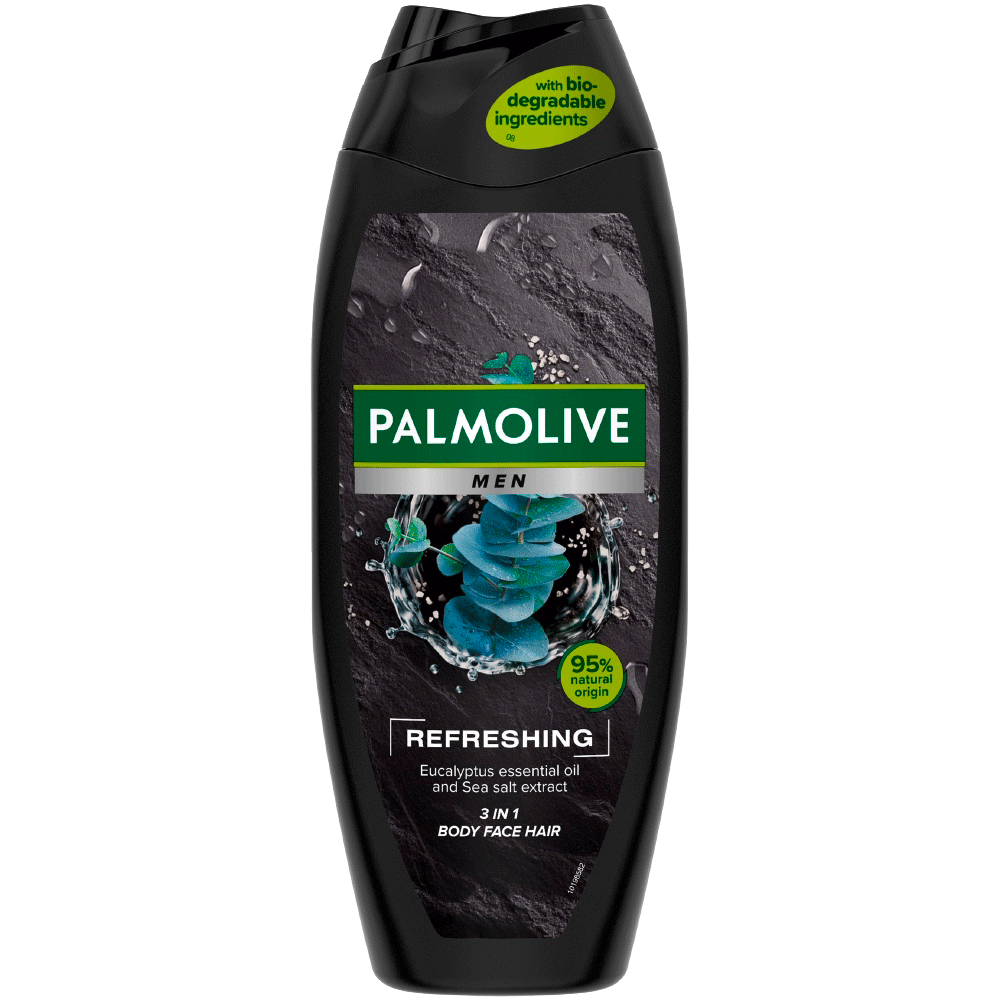 Bild: Palmolive Men 3in1 Refreshing Duschgel Sea Minerals Eucalyptus 